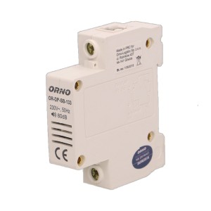 Orno - Ενσύρματο Κουδούνι Ράγας DIN Υλικό Ράγας